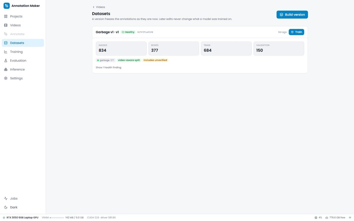 Annotation Maker — Local CV Workbench screenshot 4