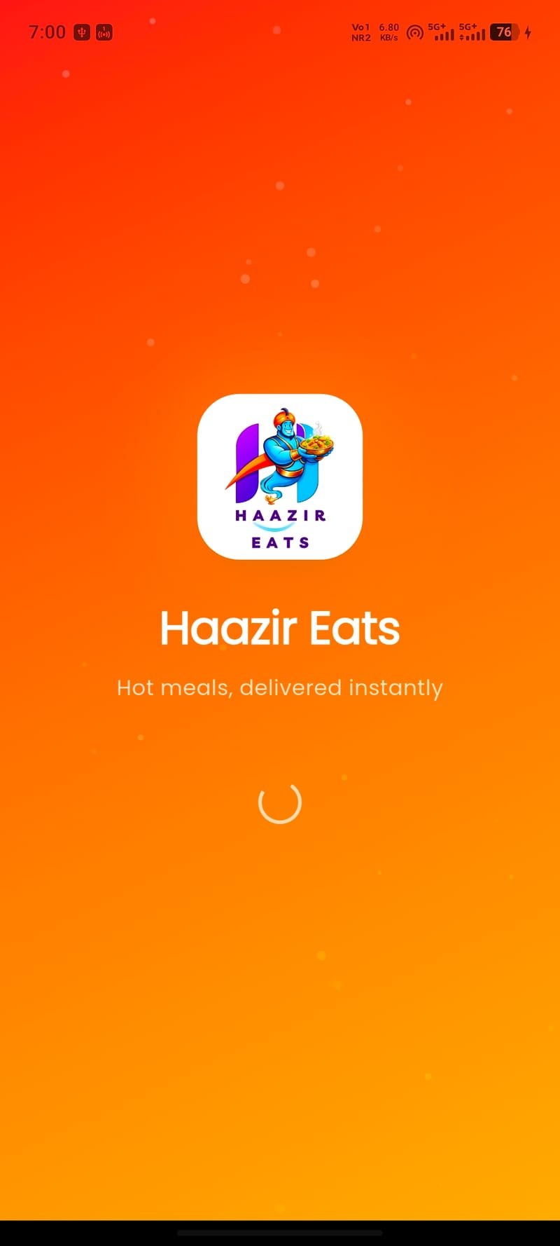 Haazir Eats — Restaurant POS & QR Ordering interface
