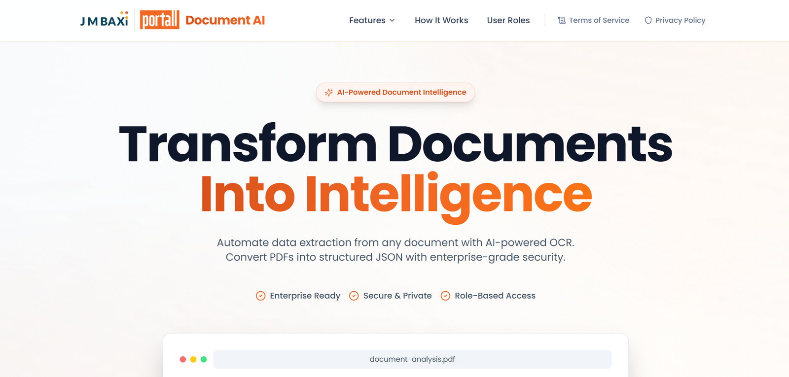 Document AI Platform screenshot 1